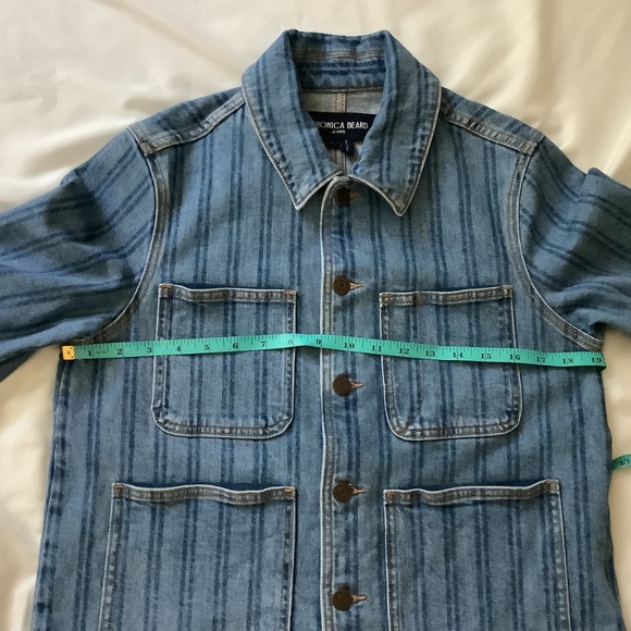 Veronica Beard NWOT Dahl Striped Jean Jacket, Size XS - Picture 13 of 16
